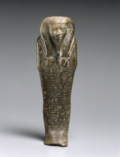 Shawabti of the Count of Thebes, Montuemhat, from Asasif, Egypt by Late Period Egyptian